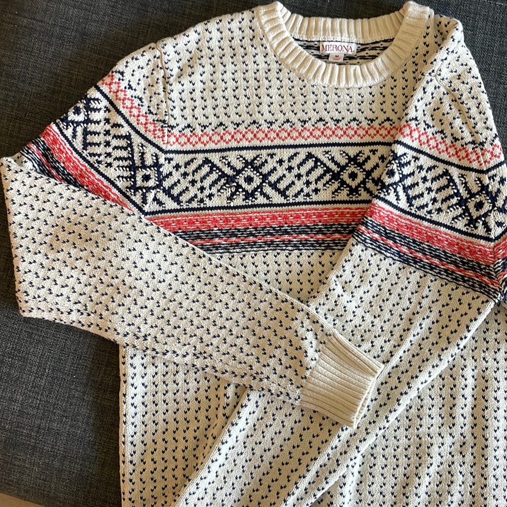 100% cotton Merona knit Sweater - Men’s size Medium